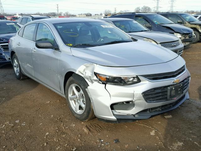 1G1ZB5STXHF125532 - 2017 CHEVROLET MALIBU LS SILVER photo 1