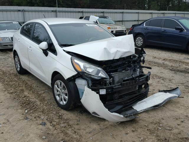 KNADM4A3XF6422138 - 2015 KIA RIO LX WHITE photo 1