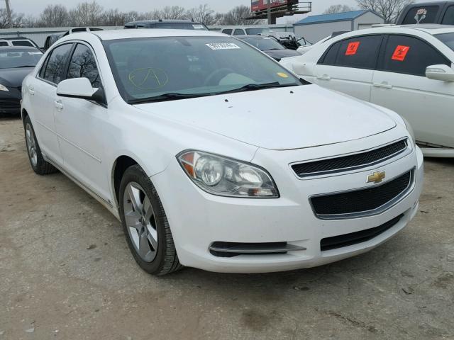 1G1ZH57B49F206333 - 2009 CHEVROLET MALIBU 1LT WHITE photo 1