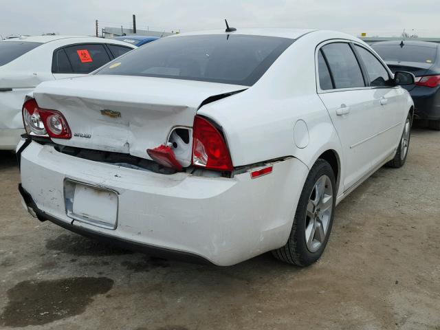 1G1ZH57B49F206333 - 2009 CHEVROLET MALIBU 1LT WHITE photo 4