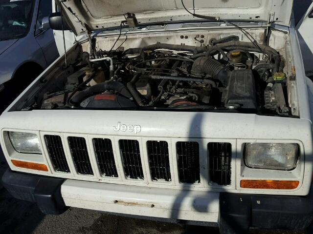 1J4FF68S0XL636695 - 1999 JEEP CHEROKEE S WHITE photo 7