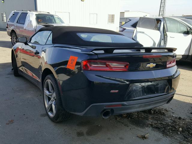 1G1FF3D74H0208906 - 2017 CHEVROLET CAMARO SS Negro foto 3
