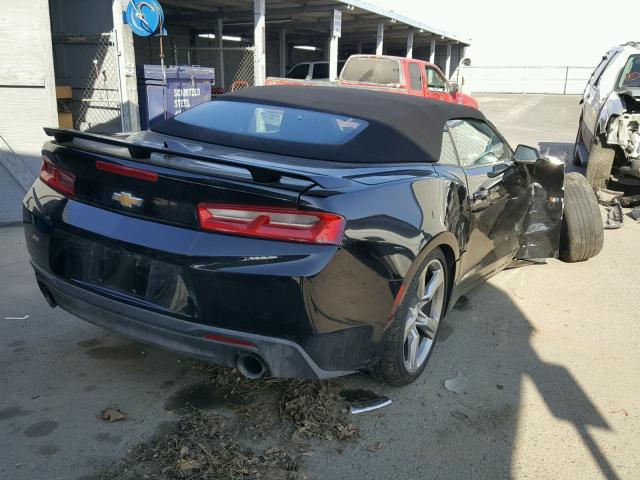 1G1FF3D74H0208906 - 2017 CHEVROLET CAMARO SS Negro foto 4