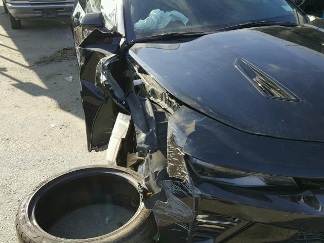 1G1FF3D74H0208906 - 2017 CHEVROLET CAMARO SS Negro foto 9