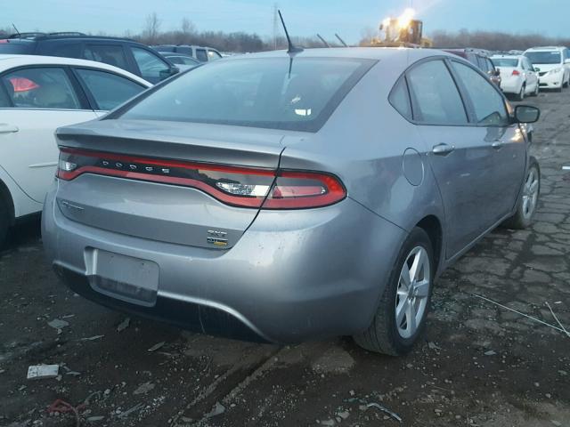 1C3CDFBA3GD604739 - 2016 DODGE DART SXT GRAY photo 4