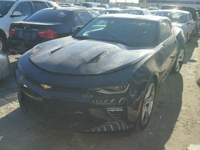 1G1FH1R7XH0133717 - 2017 CHEVROLET CAMARO SS Negro foto 2