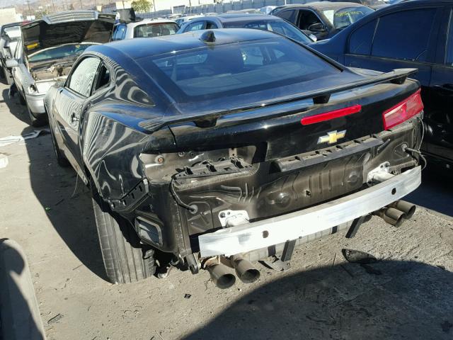 1G1FH1R7XH0133717 - 2017 CHEVROLET CAMARO SS Negro foto 3
