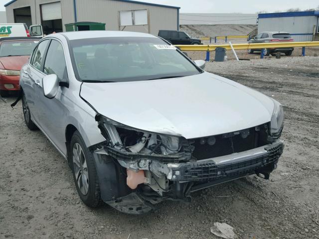 1HGCR2F3XDA113391 - 2013 HONDA ACCORD LX SILVER photo 1