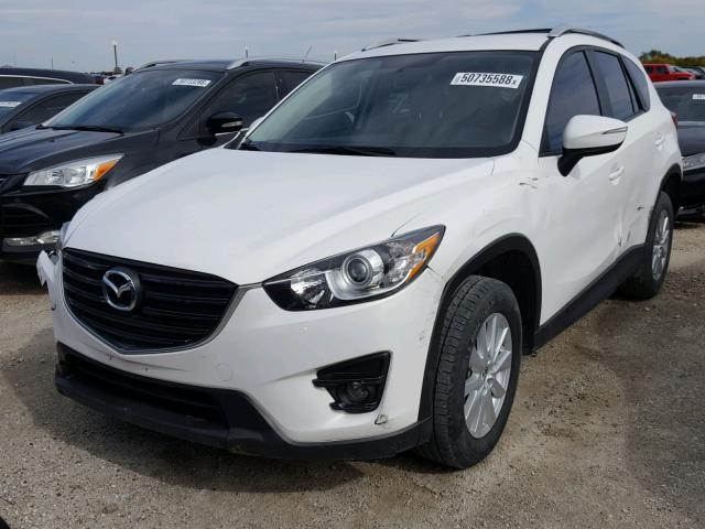 JM3KE2CY6G0655188 - 2016 MAZDA CX-5 TOURI Белый фото 2