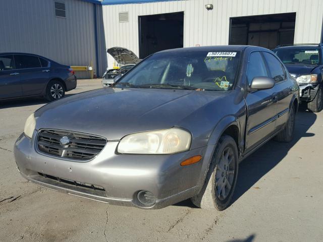 JN1CA31D81T614309 - 2001 NISSAN MAXIMA GXE SILVER photo 2