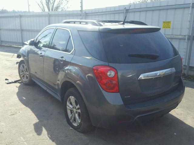 2GNFLNEK9D6355164 - 2013 CHEVROLET EQUINOX LT GRAY photo 3