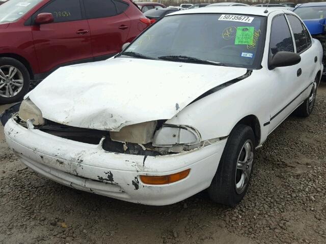 1Y1SK5366RZ044606 - 1994 GEO PRIZM BASE WHITE photo 2