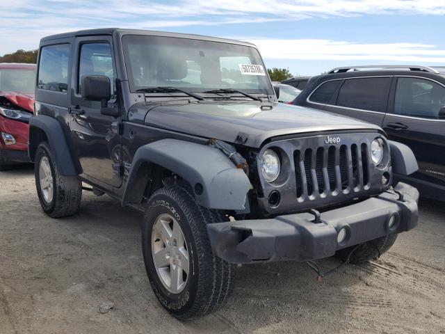 1C4AJWAG1EL270540 - 2014 JEEP WRANGLER S Մոխրագույն լուսանկար 1
