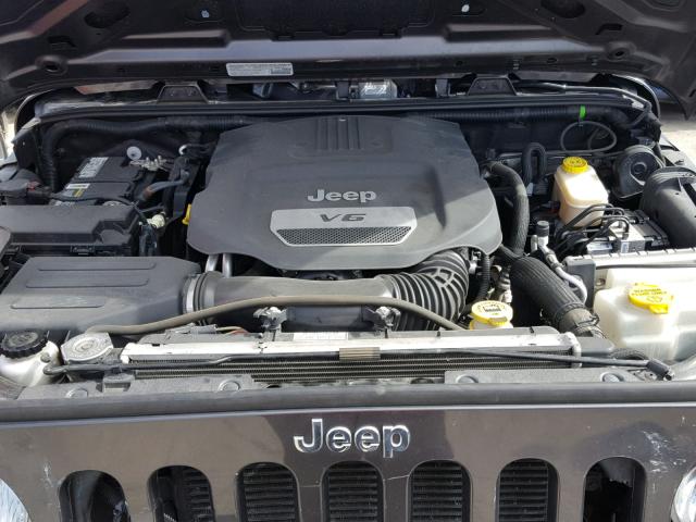 1C4AJWAG1EL270540 - 2014 JEEP WRANGLER S Մոխրագույն լուսանկար 7
