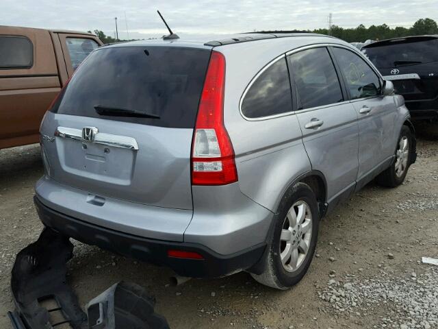 JHLRE38728C034384 - 2008 HONDA CR-V EXL SILVER photo 4