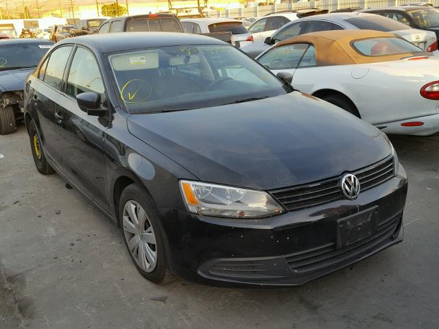 3VW2K7AJ6EM388064 - 2014 VOLKSWAGEN JETTA BASE 黑色 照片 1