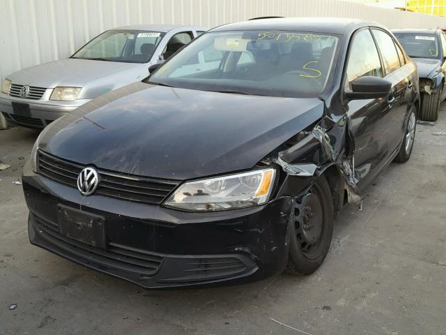 3VW2K7AJ6EM388064 - 2014 VOLKSWAGEN JETTA BASE 黑色 照片 2