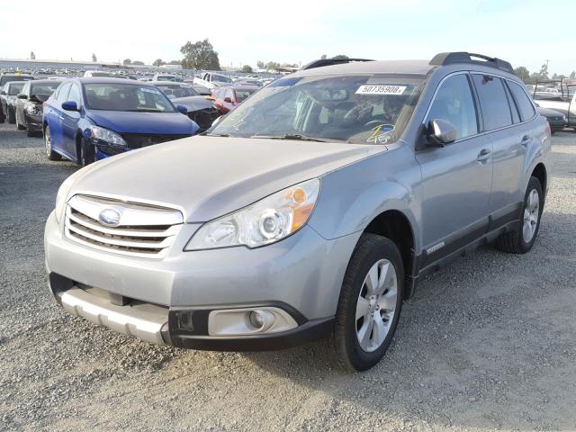 4S4BRDJC3B2388360 - 2011 SUBARU OUTBACK 3. SILVER photo 2