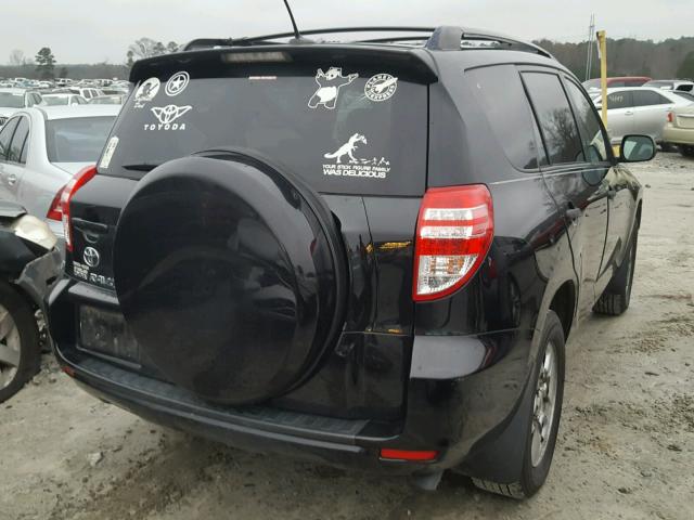 JTMZF4DV8AD017240 - 2010 TOYOTA RAV4 BLACK photo 4