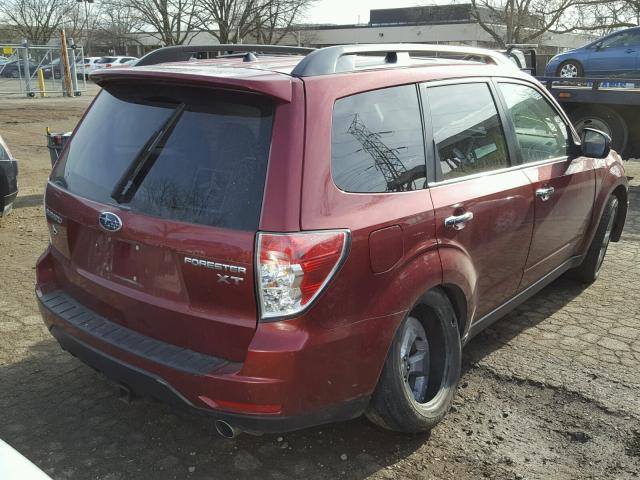 JF2SH65619H708419 - 2009 SUBARU FORESTER 2 MAROON photo 4