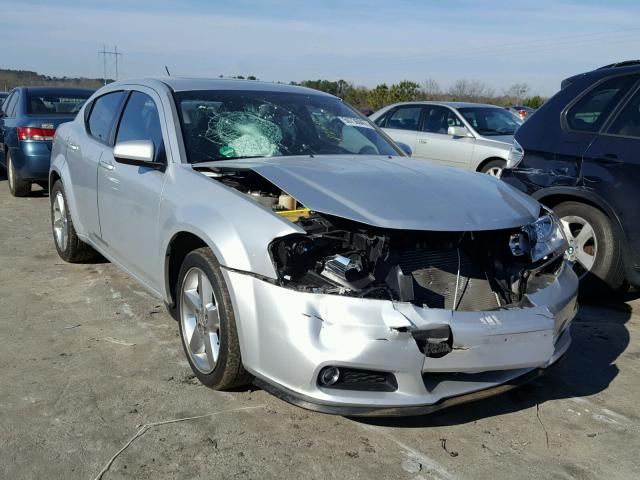 1B3BD2FG9BN620589 - 2011 DODGE AVENGER LU SILVER photo 1