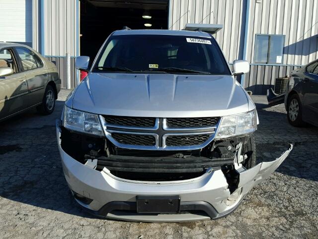 3C4PDCBG1CT387325 - 2012 DODGE JOURNEY SX SILVER photo 9