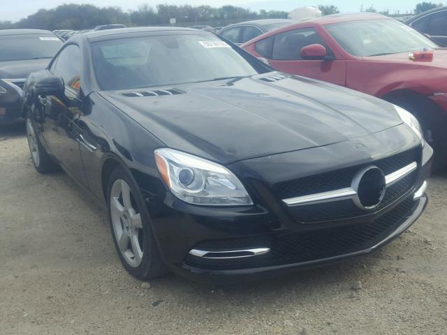 WDDPK4HA1FF097556 - 2015 MERCEDES-BENZ SLK 250 BLACK photo 1