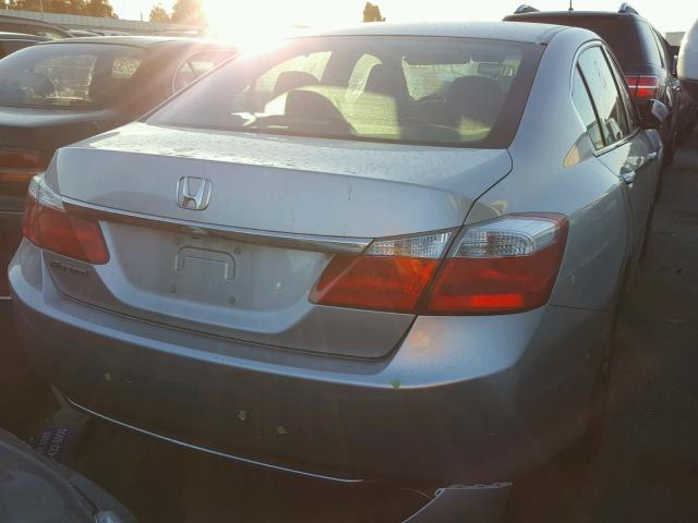 1HGCR2F38EA110314 - 2014 HONDA ACCORD LX SILVER photo 4