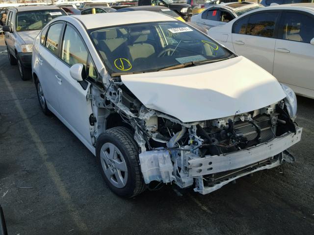 JTDKN3DU5B1473186 - 2011 TOYOTA PRIUS WHITE photo 1