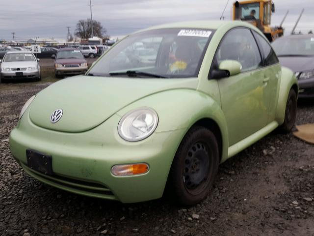 3VWBK31C95M400217 - 2005 VOLKSWAGEN NEW BEETLE GREEN photo 2