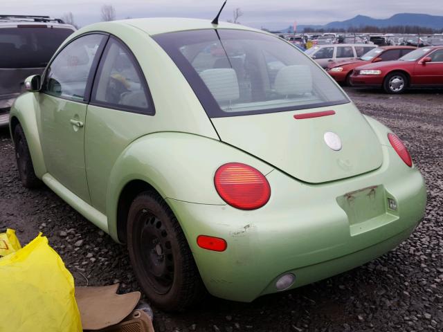 3VWBK31C95M400217 - 2005 VOLKSWAGEN NEW BEETLE GREEN photo 3