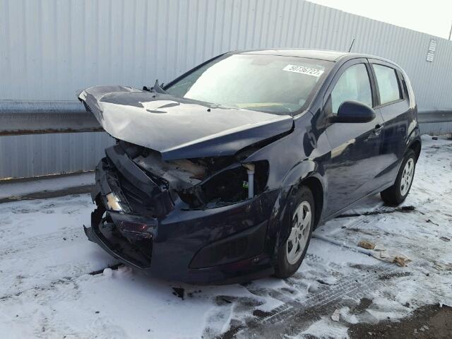 1G1JA6SH0F4173972 - 2015 CHEVROLET SONIC LS 蓝色 照片 2