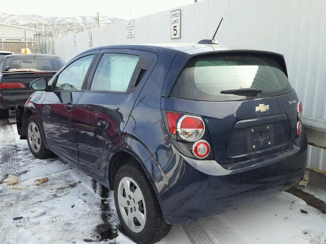 1G1JA6SH0F4173972 - 2015 CHEVROLET SONIC LS 蓝色 照片 3