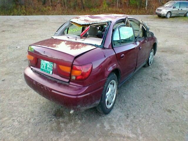 1G8ZK52792Z272404 - 2002 SATURN SL2 MAROON photo 4