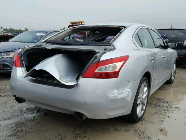 1N4AA5AP7AC832807 - 2010 NISSAN MAXIMA S SILVER photo 4