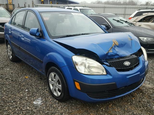 KNADE223696463435 - 2009 KIA RIO BASE BLUE photo 1