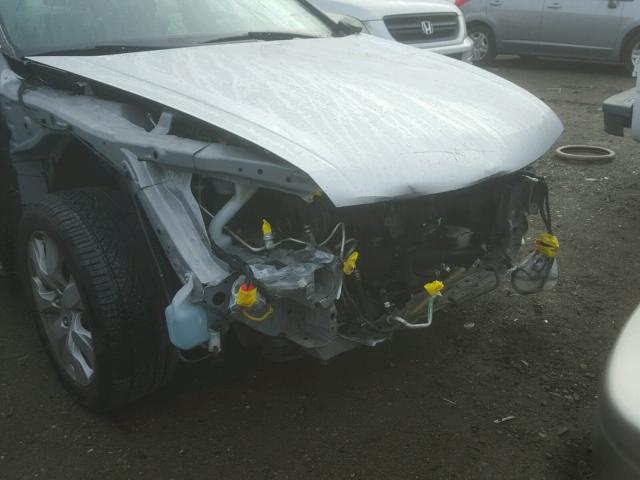 JHMCP26859C013175 - 2009 HONDA ACCORD EXL SILVER photo 9