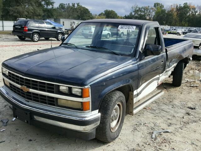 2GCFC24K2K1231739 - 1989 CHEVROLET GMT-400 C2 BLUE photo 2