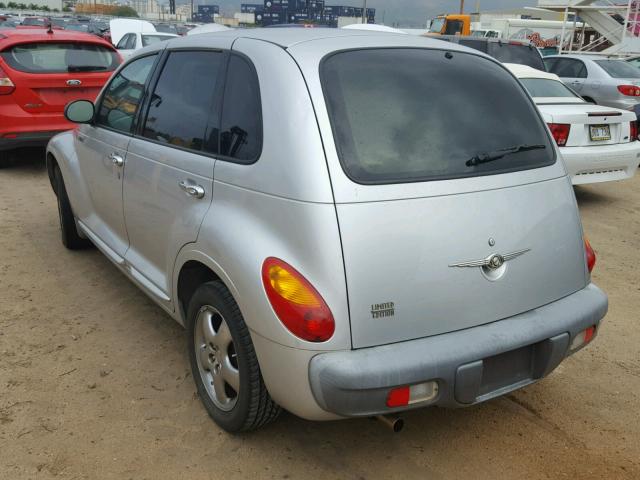 3C8FY68BX2T219483 - 2002 CHRYSLER PT CRUISER SILVER photo 3