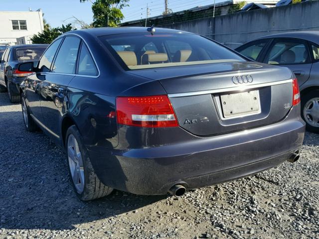 WAUDH74F18N138773 - 2008 AUDI A6 3.2 QUA GRAY photo 3