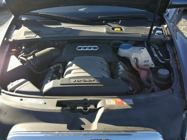 WAUDH74F18N138773 - 2008 AUDI A6 3.2 QUA GRAY photo 7