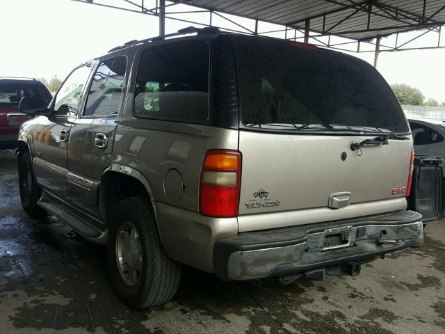 1GKEC13VX3R254460 - 2003 GMC YUKON BEIGE photo 3