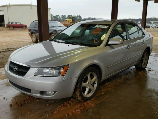 5NPEU46FX6H072851 - 2006 HYUNDAI SONATA GLS SILVER photo 2