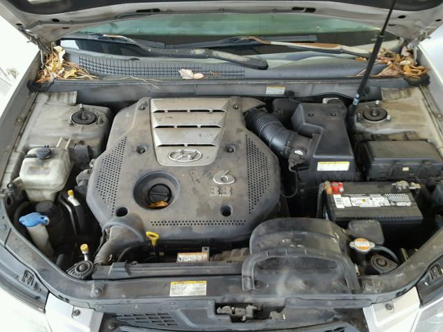 5NPEU46FX6H072851 - 2006 HYUNDAI SONATA GLS SILVER photo 7