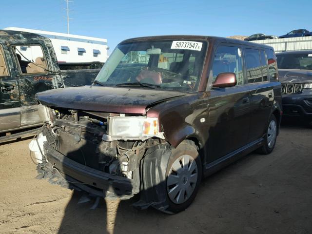 JTLKT324264123645 - 2006 TOYOTA SCION XB BROWN photo 2