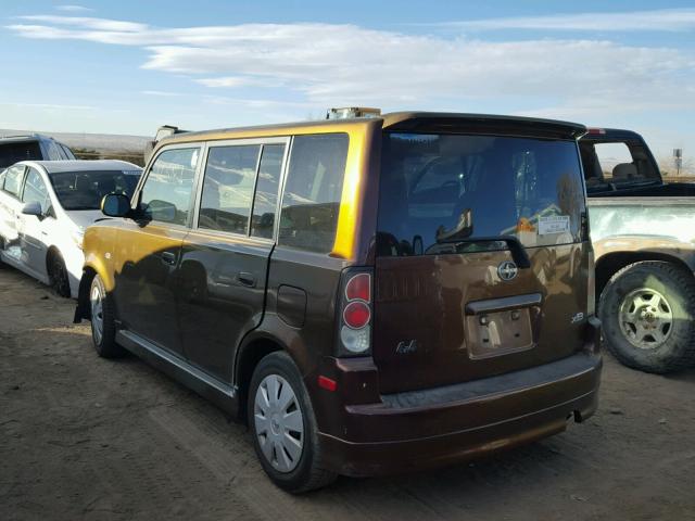 JTLKT324264123645 - 2006 TOYOTA SCION XB BROWN photo 3