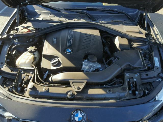 WBA3R1C50EK192352 - 2014 BMW 435 I BLACK photo 7