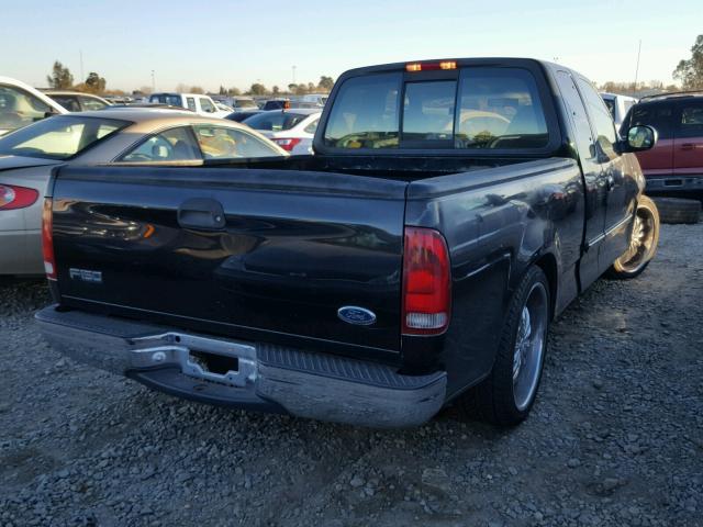 1FTRX17L1YKB00407 - 2000 FORD F150 BLACK photo 4