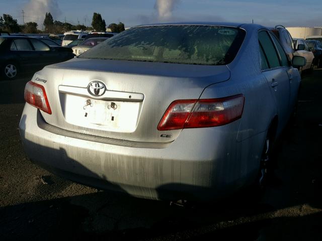 JTNBE46K173127273 - 2007 TOYOTA CAMRY NEW SILVER photo 4