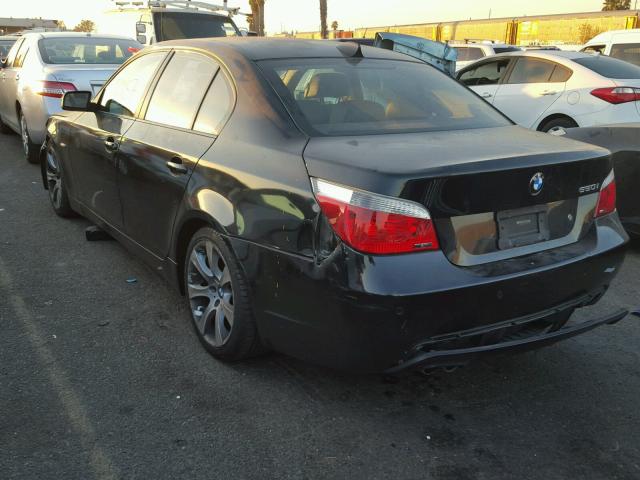 WBANB53517CP05707 - 2007 BMW 550 I BLACK photo 3